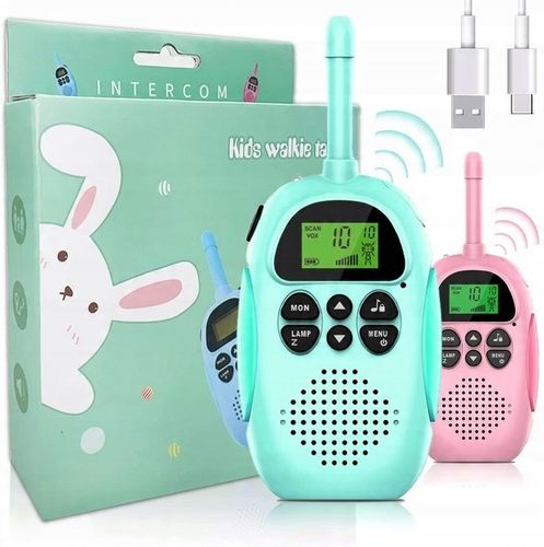 Walkie Talkie dla Dzieci Krótkofalówki Zestaw 2 szt. Zasięg Duży Łoki Toki na Arena.pl