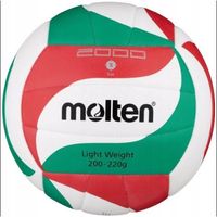 2X PIŁKA SIATKOWA DO SIATKÓWKI HALOWA LEKKA MARKOWA MOLTEN r. 5 V5M2000 LIG