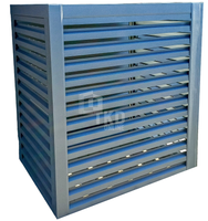 Osłona klimatyzatora Pompy Ciepła 100x70x140cm Antracyt Zabudowa TKD302