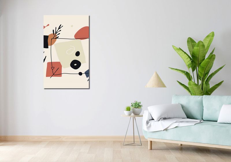 Obraz 60x100cm Abstrakcyjny Dialog zdjęcie 2