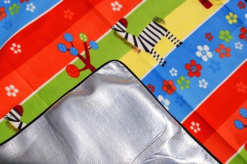 KOC PIKNIKOWY NA PLAŻE PIKNIK BIWAK 200x200 cm MATA TORBA FOLIA 2x2 m na Arena.pl