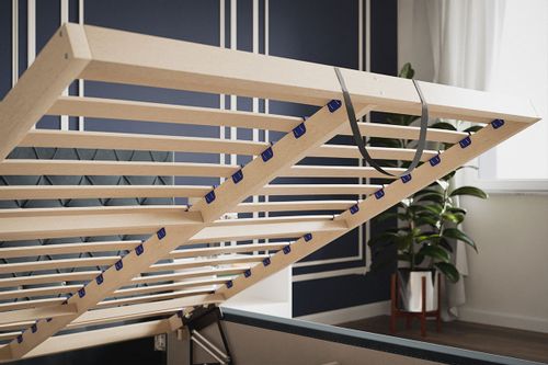 Łóżko LUX4 160x200  ze stelażem i pojemnikiem  kryształki na Arena.pl