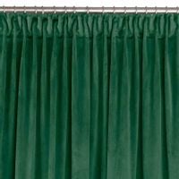 CURT/HOM/VILA/VELVET/PLEAT/D/50/BGREEN/135x300
