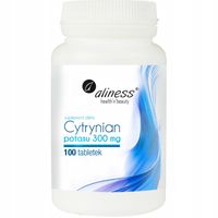 Aliness Potas CYTRYNIAN POTASU 300mg 100 tabletek SERCE Ciśnienie krwi