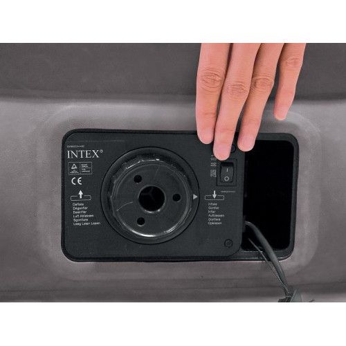 DMUCHANY MATERAC INTEX 203X152CM Z ELEKTRYCZNĄ POMPKĄ DURA-BEAM na Arena.pl