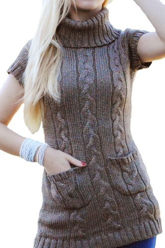 H&amp;M Sweter Brąz, Cappuccino - 38 / M na Arena.pl