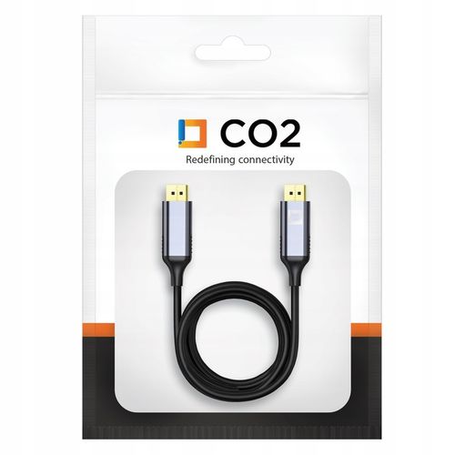 CO2 KABEL DISPLAYPORT 1.4 PRZEWÓD DO MONITORA DP - DP FHD 240Hz 8K 60HZ 1M na Arena.pl