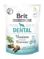 brit care dog functional snack dental venison 150g