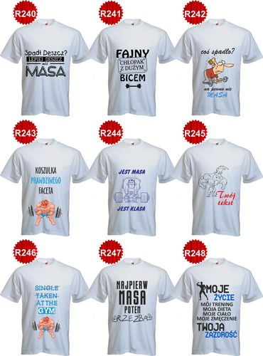 KOSZULKI t-shirt WIECZÓR KAWALERSKI z imieniem na Arena.pl