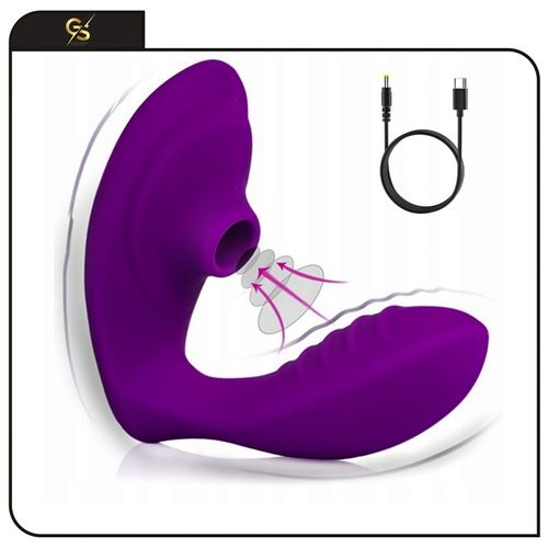 SSĄCY WIBRATOR RUCHOMY JĘZYK DO MINETKI STYMULATOR ŁECHTACZKI 3w1 + na Arena.pl