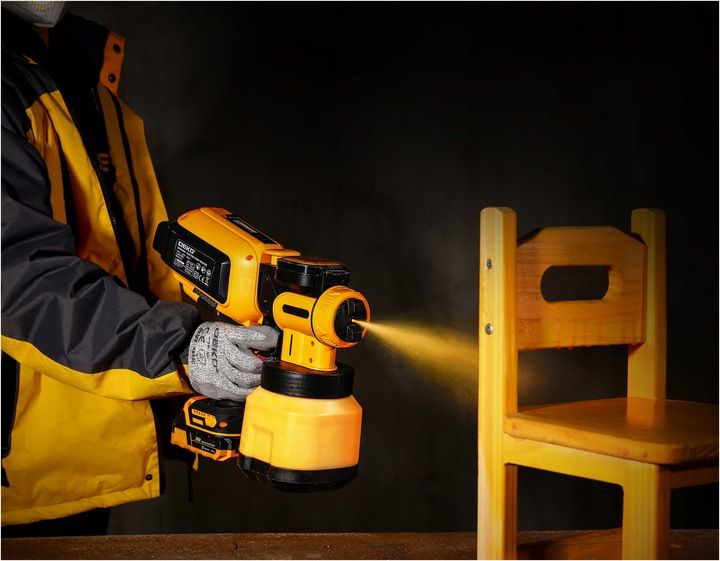 PISTOLET DO MALOWANIA ŚCIAN AGREGAT MALARSKI 3DYSZE 70 DIN ZESTAW XXL DEKO zdjęcie 4