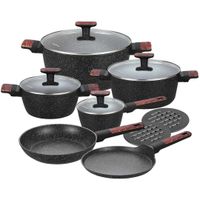 zestaw 12 elem. garnków marmurkowych klausberg kb-7831