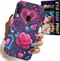 ETUI DO SAMSUNG GALAXY A40 - SERCE, RÓŻA, NASTOLETNIE CASE + SZKŁO