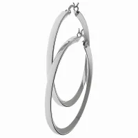 KLASYCZNE SREBRNE KOLCZYKI GŁADKIE KOŁA KÓŁKA KÓŁECZKA 4.5CM SREBRO 925