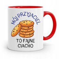 Kubek Czerwony Dla Przyjaciela To Fajne Ciacho Z Nadrukiem Ze Zdjęciem