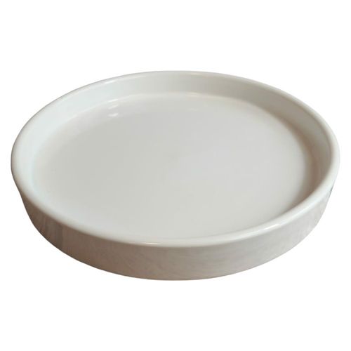 Podstawka Ceramiczna Pod Doniczkę 20cm Biała na Arena.pl
