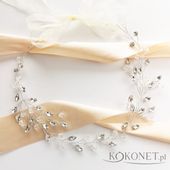 Gałązka ślubna z cyrkoniami srebrna KOKONET 4-0092