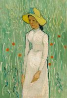 Girl in White, Vincent van Gogh - plakat 70x100 cm