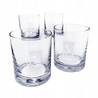 ZESTAW SZKLANEK DO WHISKY LECH POZNAŃ 4 SZTUKI