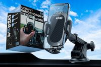 UCHWYT NA KOKPIT DO SAMOCHODU NA TELEFON REGULOWANY OBROTOWY DŁUGIE RAMIE