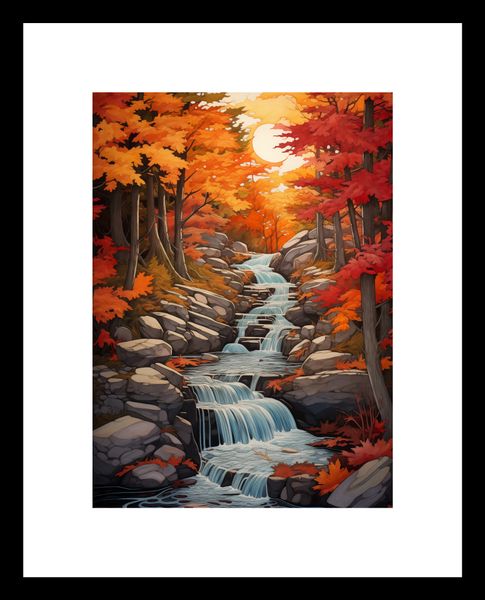 Plakat 13x18cm Jesienne Wodospady zdjęcie 3