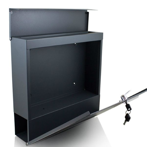 Skrzynka pocztowa na listy naścienna z gazetnikiem zdjęcie 8