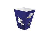 Pudełka na popcorn Kosmos galaktyka kosmiczne urodziny 6 szt.