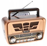 Radio RETRO Kuchenne Przenośne Głośnik TF MP3 USB Solar BLUETOOTH 4406