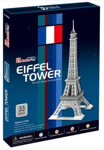 PUZZLE 3D WIEŻA EIFFLA 33 EL. na Arena.pl