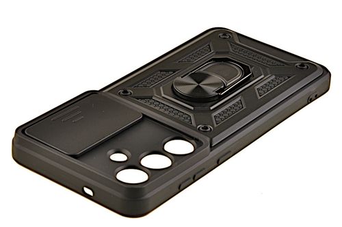 Pancerne etui Armor z osłoną aparatów do Samsung Galaxy S25 FE czarny na Arena.pl