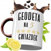 Kubek Bordowy Dla Geodety Na Urodziny Prezent Z Nadrukiem Ze Zdjęciem