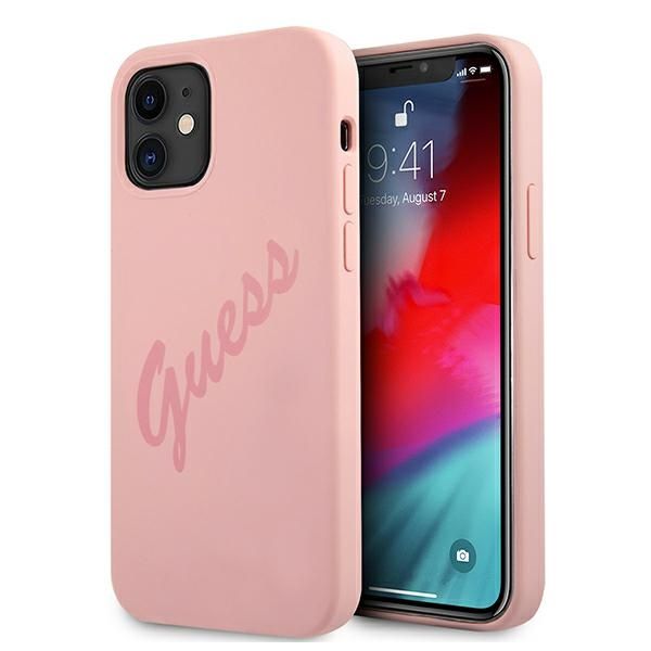 Etui Guess do iPhone 12 mini, Różowy zdjęcie 1