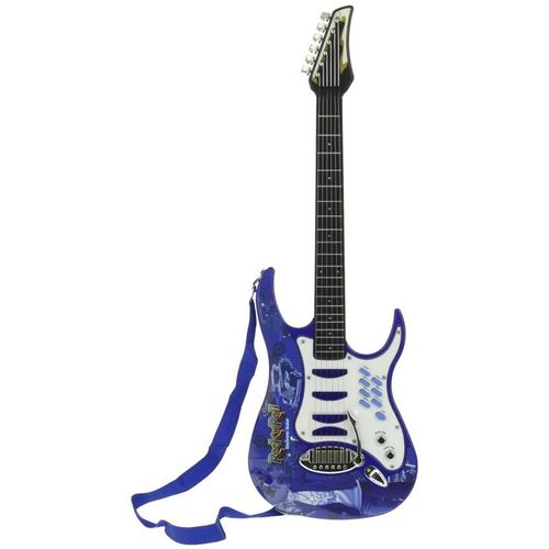 Gitara Elektryczna Wzmacniacz Mikrofon Niebieska na Arena.pl
