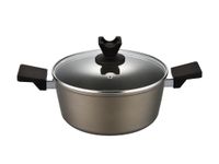 Garnek aluminiowy FLORINA Aston 24 cm Złoty 4L