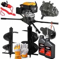 świder spalinowy 6.5hp z wiertłem (400mm - m80120c) m83120