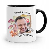 Kubek Czarny Prezydenta Andrzej Duda Kawa Z Rana