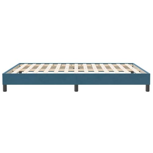 Łóżko typu Box Spring bez materaca Ciemnoniebieskie 140x210 cm na Arena.pl