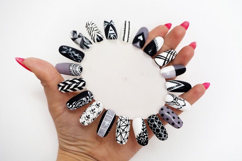 WZORNIK PAZNOKCI SŁONECZKO MLECZNE PALETKA KOLORÓW zdjęcie 3