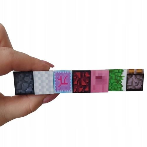 Klocki Magnetyczne Minecraft- Sześciany 107 szt. + Figurka i Karty- Mocne! na Arena.pl