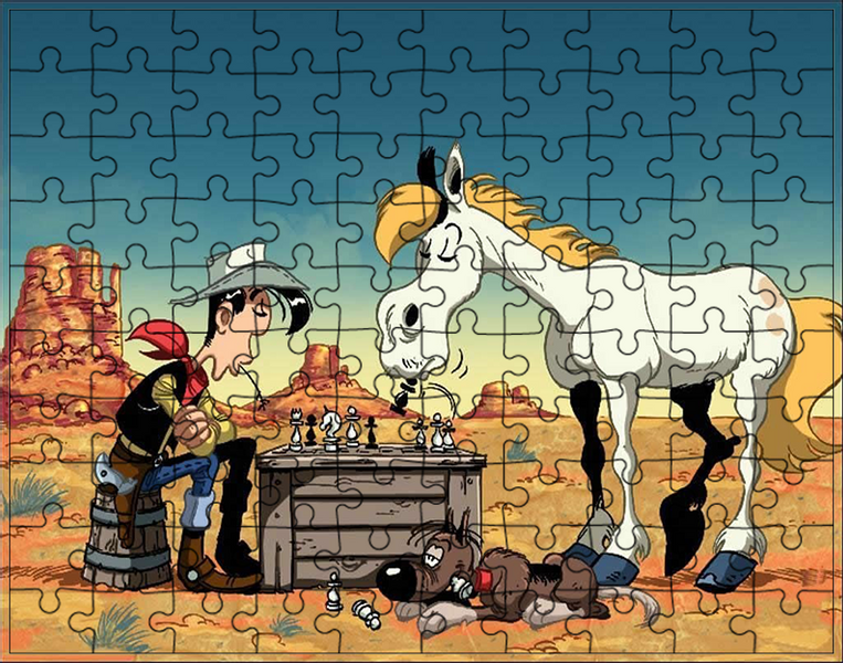 Puzzle Lucky Luke zdjęcie 1