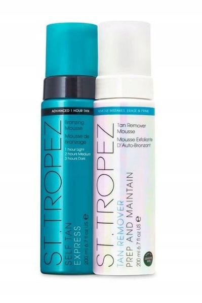 St.Tropez samoopalacz 2x pianka Express + Remover zdjęcie 1