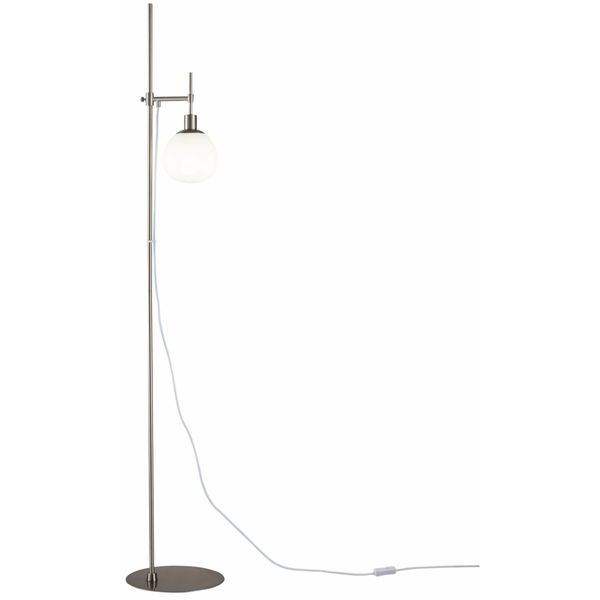 Lampa podłogowa prosta Erich MOD221-FL-01-N ball kula chrom zdjęcie 1