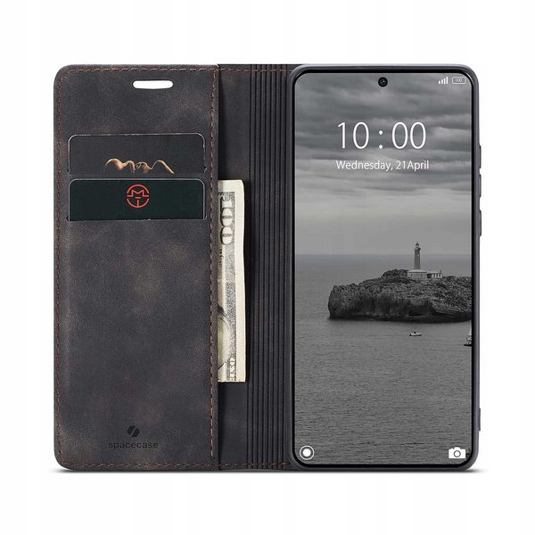 Spacecase Wallet Poco F6 Pro Black zdjęcie 12