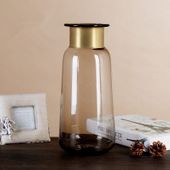 Wazon W Stylu NORDIC - Doskonała Dekoracja Wnętrza Brązowy L