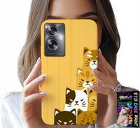 ETUI DO OPPO A79 5G - LOVE CAT, WZORY Z KOTAMI, CASE + FOLIA