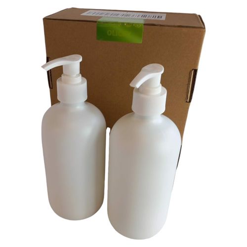 Dozownik do Mydła Szamponu Szklany 500ml 2szt na Arena.pl