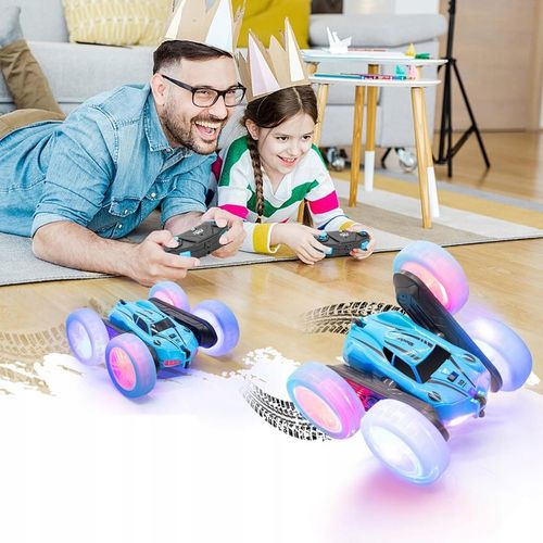AUTO AKROBATA ZDALNIE STEROWANY SAMOCHÓD 360° OBROTOWY PREZENT DLA DZIECIĘ na Arena.pl