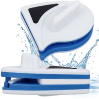 Myjka do okien magnetyczna dwustronna do mycia szyb na magnes niebieska