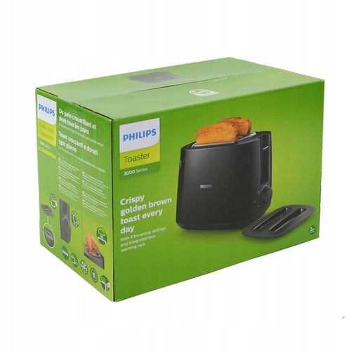 Toster PHILIPS HD2582/90 Daily Collection RUSZT DO BUŁEK 2 TOSTY 900 W na Arena.pl
