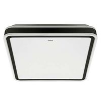 Łazienkowa LAMPA sufitowa AURELIA 03816 Ideus metalowa OPRAWA plafon LED 24W 4000K kwadratowy IP44 biały czarny